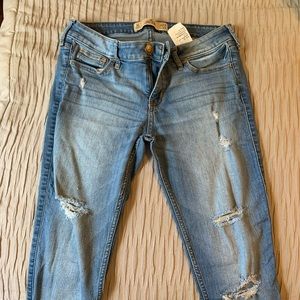 Distressed hollister jeans